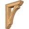 Ekena Millwork Legacy Slat Rough Sawn Bracket w/ Offset Brace, Western Red Cedar, 8"W x 32"D x 40"H BKT0806X32X40LEC06RWR - alternate 1